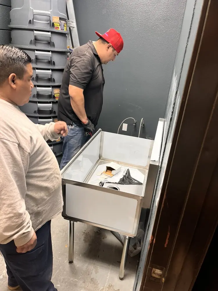 Commercial plumbing and sink installation in Clarcona